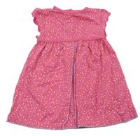 Růžové puntíkaté bavlněné šaty S. Oliver