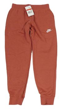 Starorůžové tepláky Nike