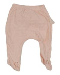 Světlerůžové polodupky s volánikom