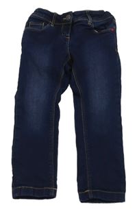 Tmavomodré skinny rifle C&A