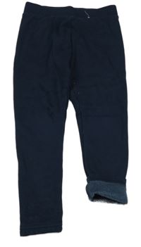 Tmavomodré zateplené legíny Primark