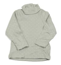 Švětlešedý rolák s vločkami Vertbaudet