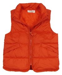 Červená šusťáková zateplená vesta H&M