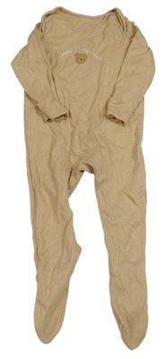 Světlehnědý overal s medvídkem a nápisem George