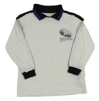 Bílo-černé triko s potiskem Zara