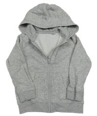 Sivá melírovaná prepínaci mikina s kapucňou George