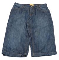 Tmavomodré riflové kraťasy Charles Vögele