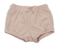 Světlerůžové bavlněné kraťasy H&M
