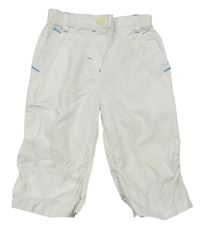 Biele plátenné nohavice zn. M&S