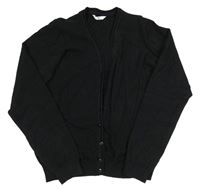 Černý propínací svetr M&S vel. 176