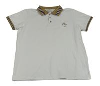 Bílé polo tričko River Island 