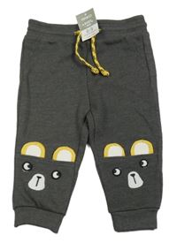 Nové - Sivé tepláky s medvedíkom So Cute