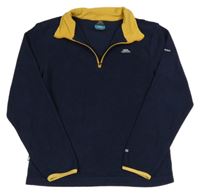 Tmavomodrá funkčná fleecová mikina Trespass