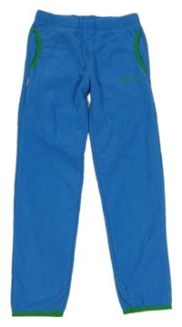 Modré fleecové tepláky 