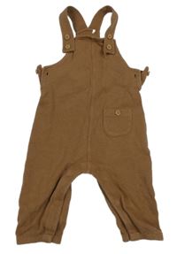 Béžové vzorované laclové tepláky 