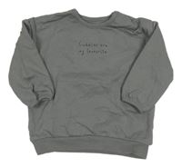 Sivá mikina s nápismi George