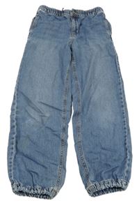 Modré širokvé rifle Zara