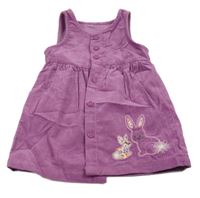 Ružové menšestrové prepínaci šaty so zajačikmi Dunnes