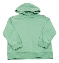 Svetlozelená mikina s nápisom a kapucňou George