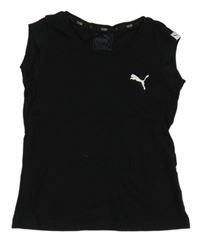 Černé tričko s logem Puma 