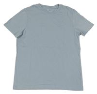 Modrošedé tričko H&M