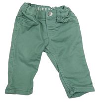 Olivové super soft teplákové rifle H&M