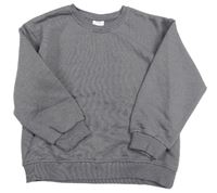 Tmavosivá oversize mikina zn. ZARA