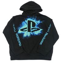Černá mikina s Playstation a kapucí H&M