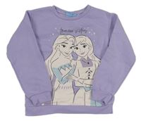 Svetlofialová mikina s Frozen PRIMARK