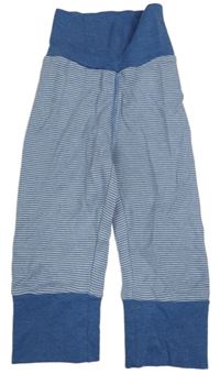 Modro-biele pruhované tepláky BUBBLE GUM