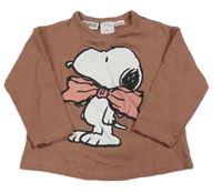 Skořicová mikina so Snoopym ZARA