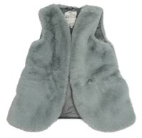 Šedá kožešinová podšitá vesta M&S