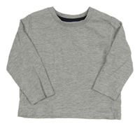 Šedé melírované triko Matalan