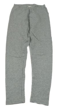 Sivé melírované teplákové legíny alive