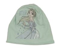 Mátová čepice s Elsou Disney