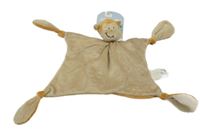 Nové - Béžovo-medový plyšový usínáček s opičkou Jojo Maman Bébé