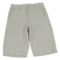 Světlešedé melírované teplákové kraťasy LC WaIKIKI