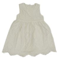 Biele šaty s madeirou SHEIN