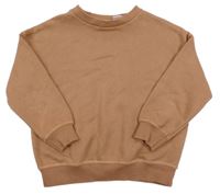 Hnedá oversize mikina ZARA