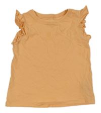 Marhuľový top s volánikmi Primark