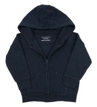 Tmavomodrá prepínaci mikina s kapucňou Primark
