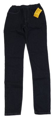 Nové - Tmavomodré džegíny H&M