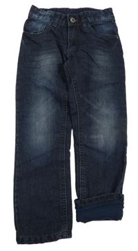 Tmavomodré podšité rifle Pepperts