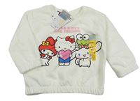 Nové - Smetanová mikina s Hello Kitty a přáteli Primark