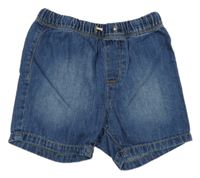 Modré ľahké rifľové jogger kraťasy H&M