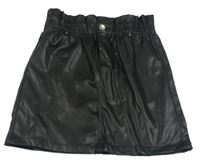 Čierna koženková sukňa H&M