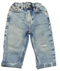 Světlemodré skinny rifle s dírami River Island