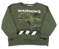 Khaki mikina s dinem Name it