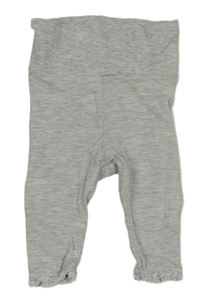 Sivé melírované legíny s čipkou H&M