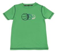 Zelené sportovní tričko s míči Topolino
